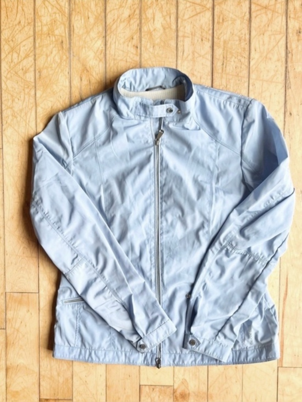 Geox Blue Breathable Mesh‑Lined Spring Fall Jacket Coat Windbreaker Size 14
